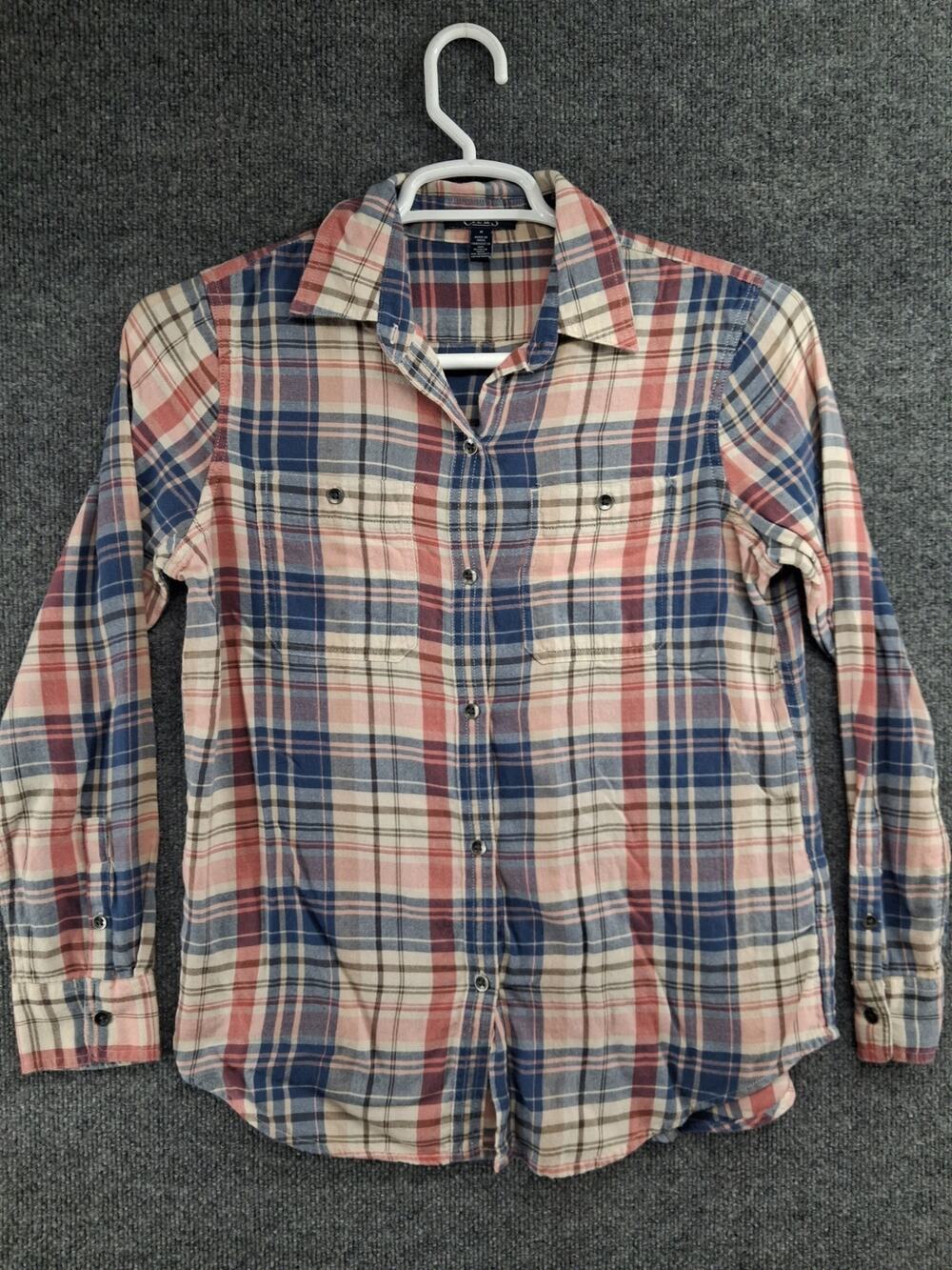 Chaps Button Up Shirt Womens Medium Long Sleeve